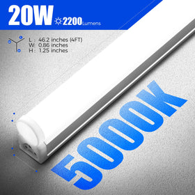 Barrina T5 4ft LED Shop Light connectable system for scalable layouts