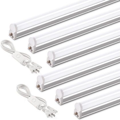 Barrina T5 4ft LED Shop Light with two cords for flexible garage lighting