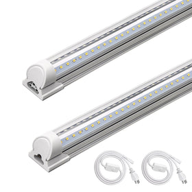 Barrina T8 LED Shop Light 4ft front view with bright, even workspace illumination