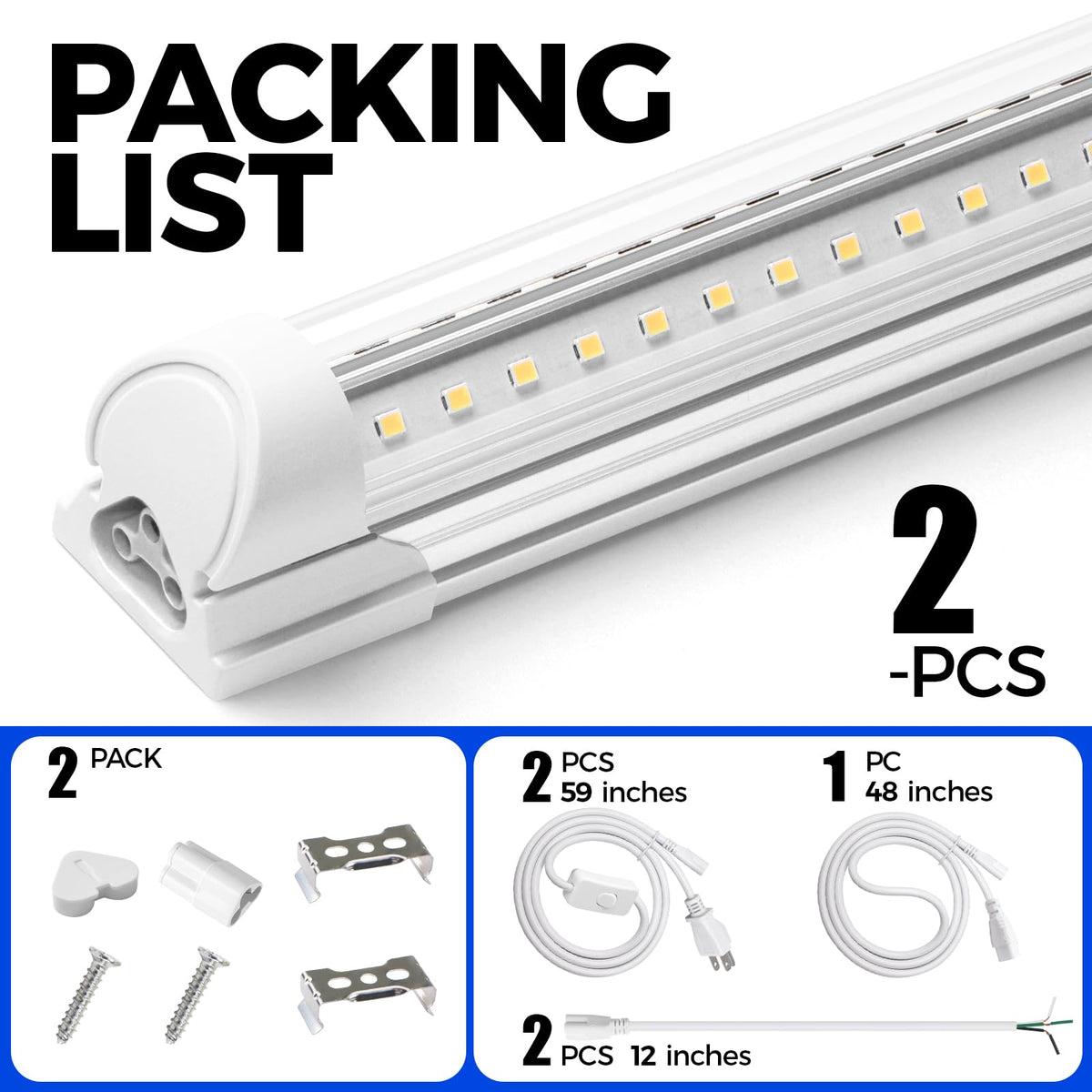 Barrina T8 LED Shop Light 4ft two-pack provides value and consistency