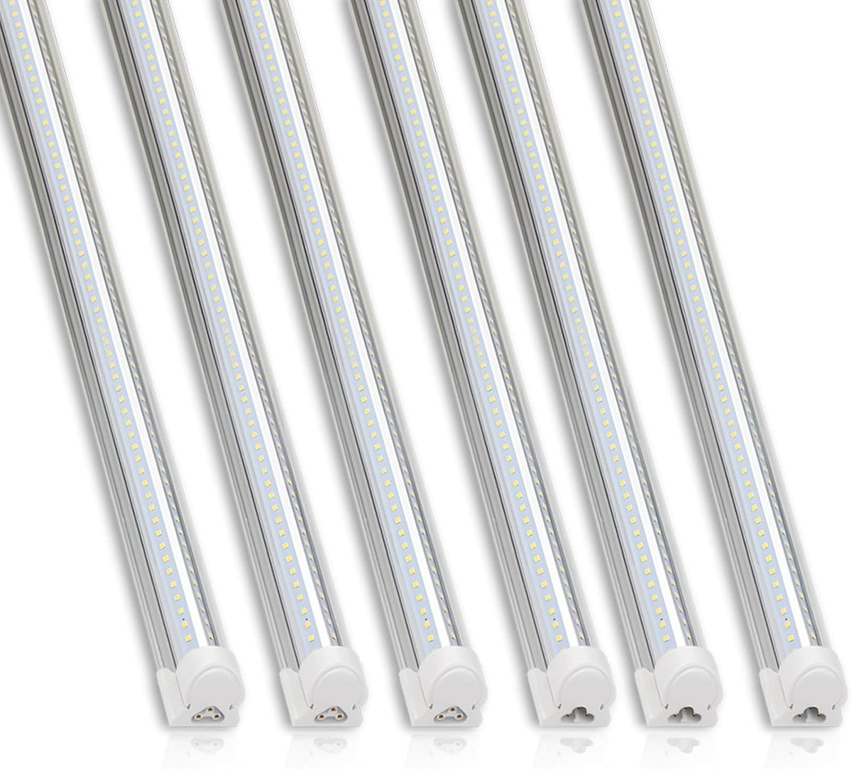 Barrina T8 LED shop light front view delivering bright daylight illumination for garages