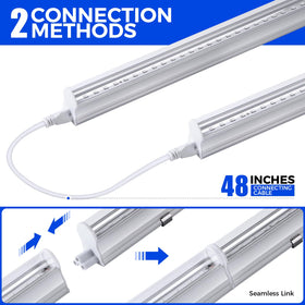 Barrina UV LED Blacklight Bar 4-pack with power cords