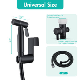 BARROCK 47-inch hose reach enables thorough cleansing