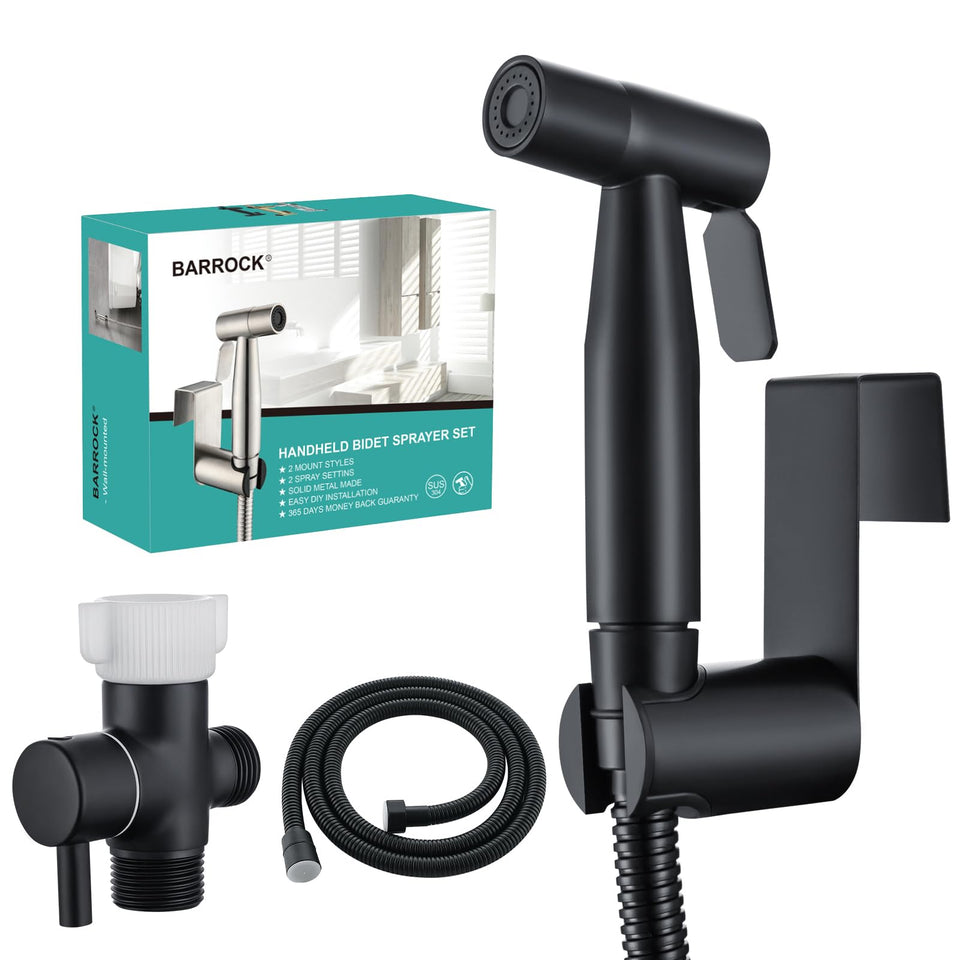 BARROCK bidet sprayer metal body for durable daily cleaning