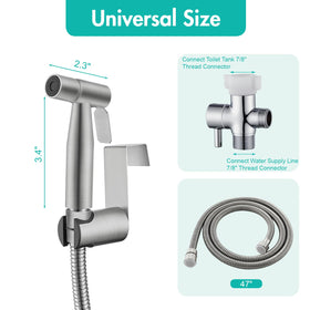 BARROCK 47-inch hose extends reach for thorough cleaning tasks.
