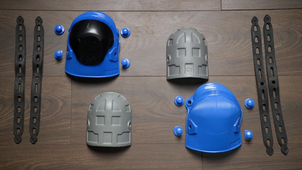 BARWALT KN-3 knee pad features smooth shell and flat kneeling surface.