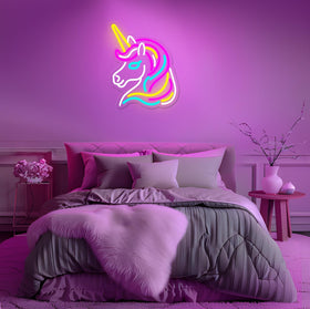Basaneon Unicorn Neon Sign makes a delightful gift idea for kids.