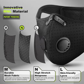 BASE CAMP N Plus adjustable ear loops for a comfortable, customizable fit.