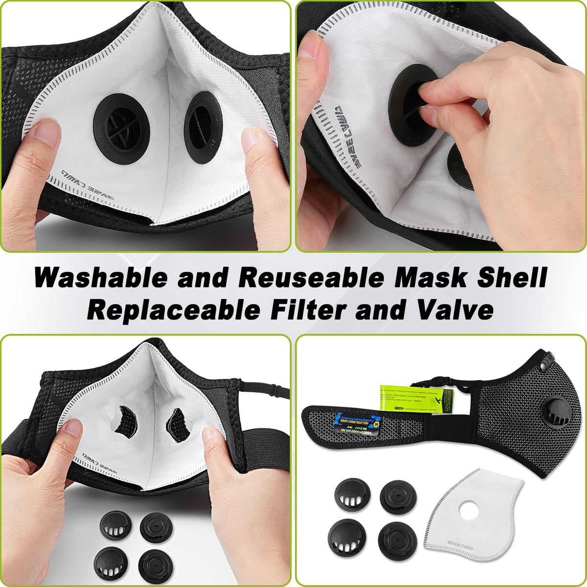 BASE CAMP washable shell and reusable valves highlight long-term cost efficiency.