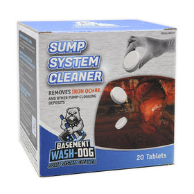 THE BASEMENT WATCHDOG Wash-Dog bottle pouring for easy dosing and pit cleaning