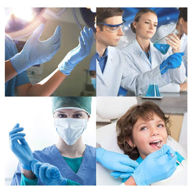 Basic Synmax gloves used in lab, kitchen, and household tasks for protection.