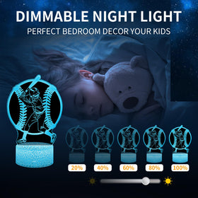 BASSI 3D lamp with dual power options for flexible placement.