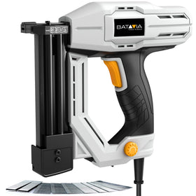 Batavia electric nail gun delivering 18ga nails for fast upholstery and carpentry projects
