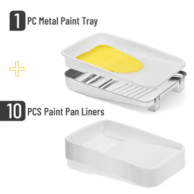 Bates Choice disposable liners for quick, mess-free paint changes