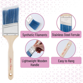 Bates Choice angle brush reaches tight corners.