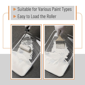 High-quality plastic liners resist leaks for reliable painting sessions.