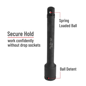 Bates Choice black oxide finish resists corrosion in tough shop environments.