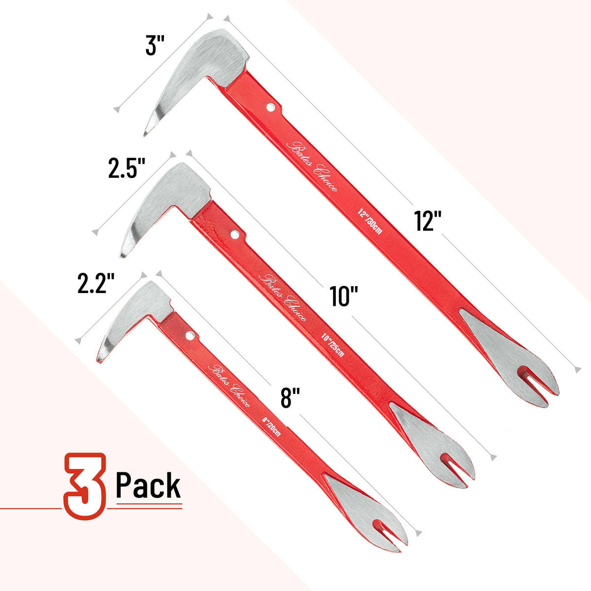Bates Choice Cat's Paw nail puller 10-inch for versatile wood and furniture tasks.