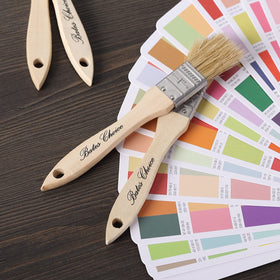 Bates Choice brush is easy to wash and reuse after cleaning