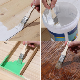 Bates Choice brush suitable for stains and varnishes with control