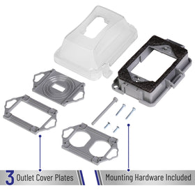 Bates Choice clear waterproof cover seals out moisture and dust