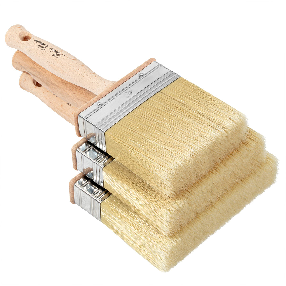 Bates Choice deck stain brush versatile tool for wood and masonry projects.