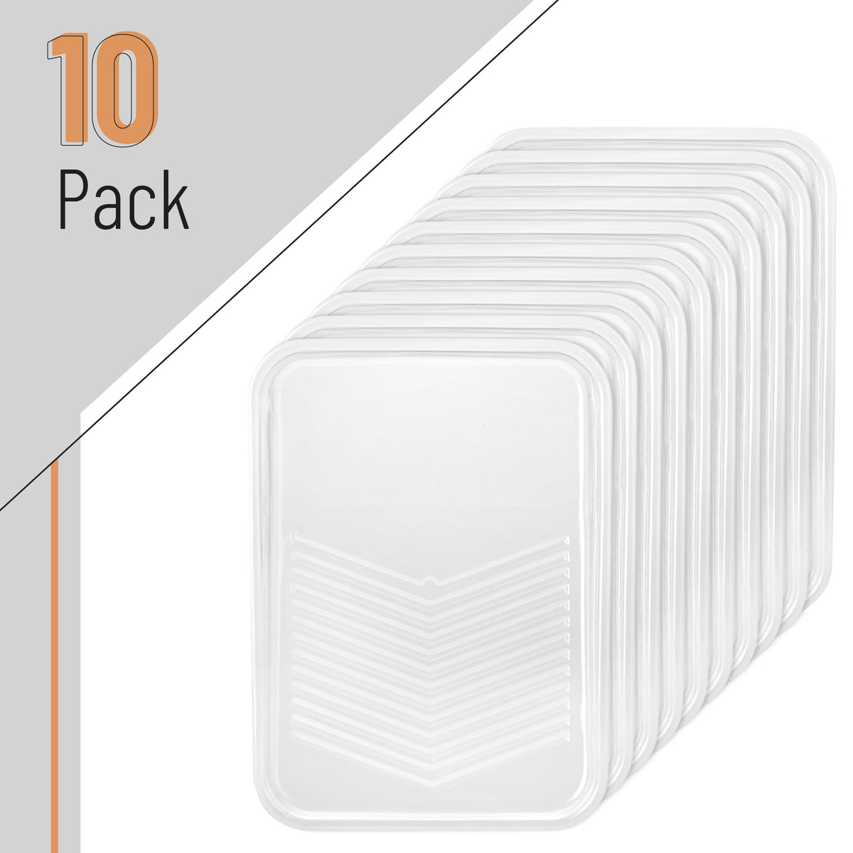 Disposables fit standard 9-inch trays for quick color changes.