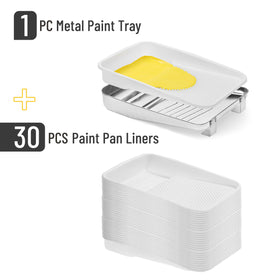 Bates Choice disposable white liners enabling quick cleanup and changes