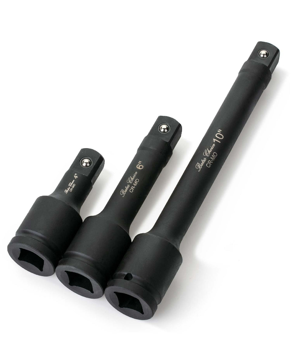 Bates Choice drive impact extension bar set 4 inch reaching tight spots with high torque compatibility.