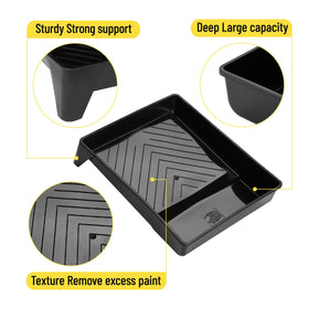Durable plastic Bates Choice tray stands up to repeated use.