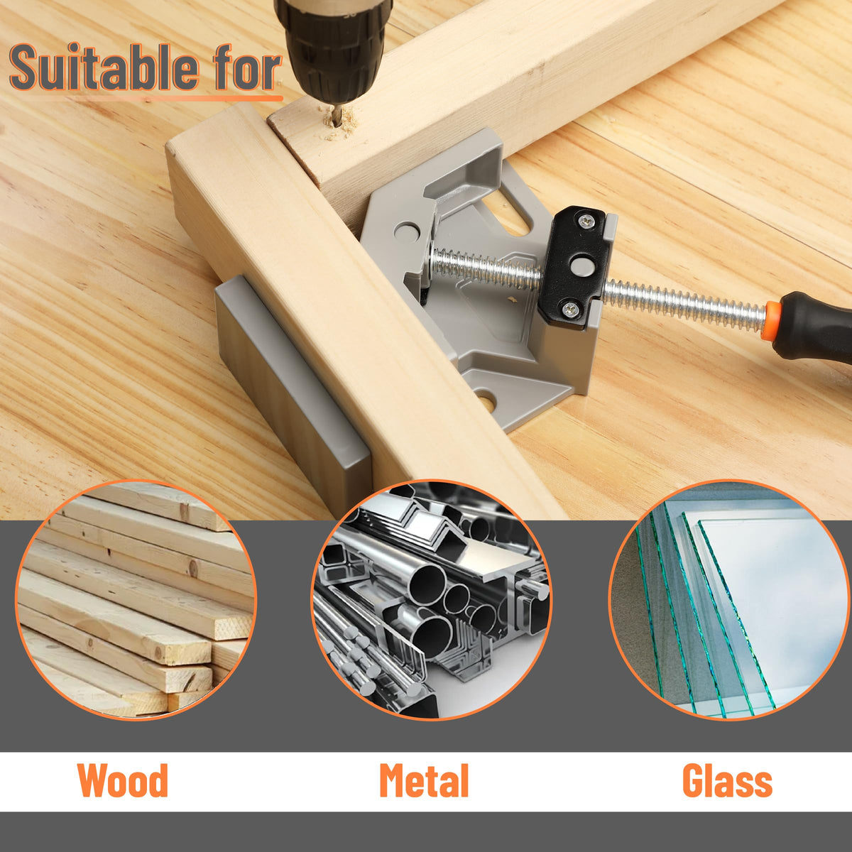 Bates Choice four-pack clamps speed cabinetry and box construction projects.