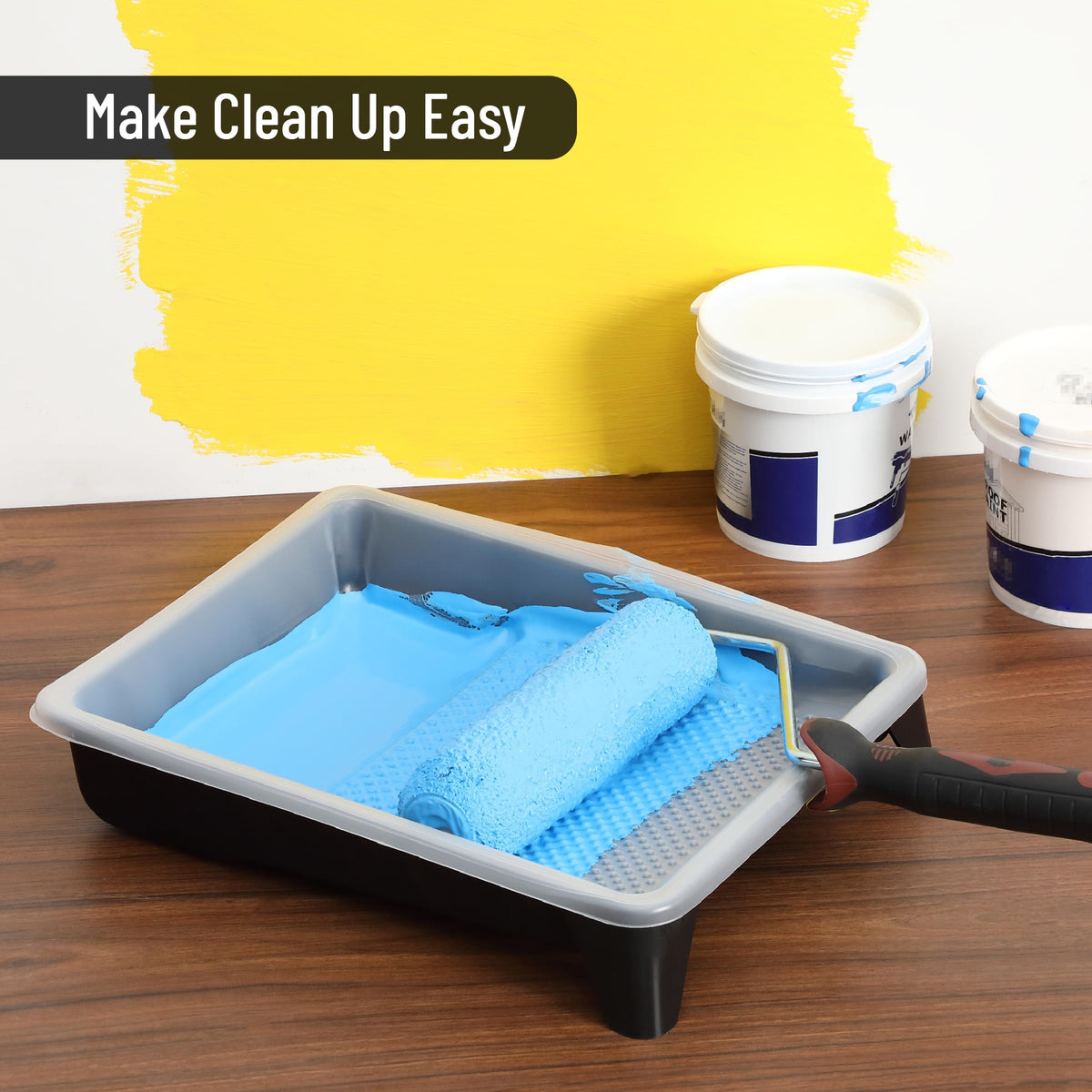 Bates Choice easy-clean design simplifies cleanup after painting.