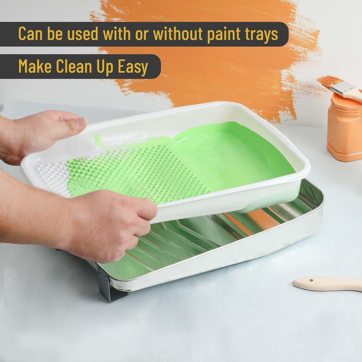 Bates Choice easy cleanup with disposable liners