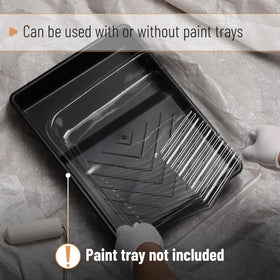 Easy-disposal design reduces cleanup time after painting projects.