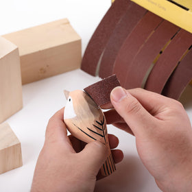 Bates Choice emery cloth roll 600-grit ultra-fine finishing and shine.