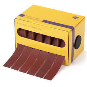 Bates Choice emery cloth roll 80-grit for metal smoothing and prep.