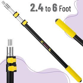 Bates Choice extension pole showcasing soft foam grip for comfortable use