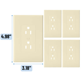 Bates Choice heat-resistant wall plate maintained against daily use