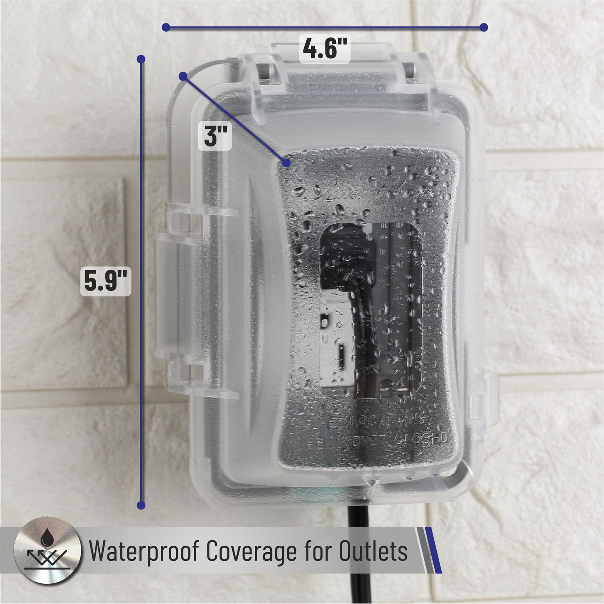 Bates Choice interchangeable plates enable decorative or standard outlet compatibility