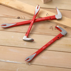 Red-coated handles reduce fatigue during long DIY sessions.