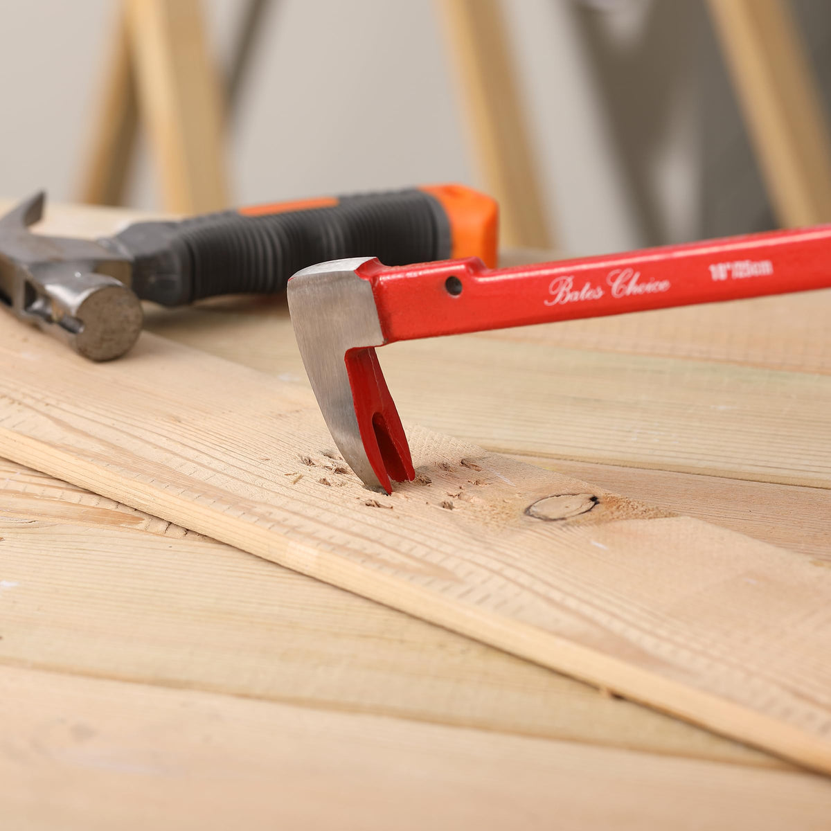 Nail puller set helps tackle nails, tacks, and staples in various projects.