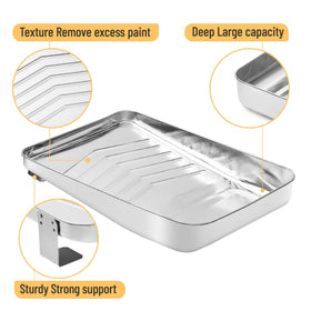 Bates Choice nine-inch tray with liner fit close-up for clean applications