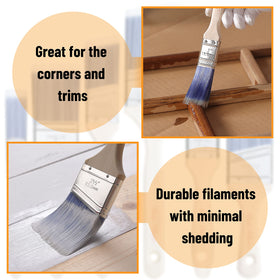 Bates Choice compatibility closeup, suitable with paints, stains, and finishes.