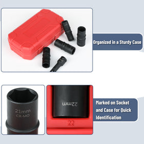 Bates Choice premium CR-MO steel sockets for long-lasting durability.