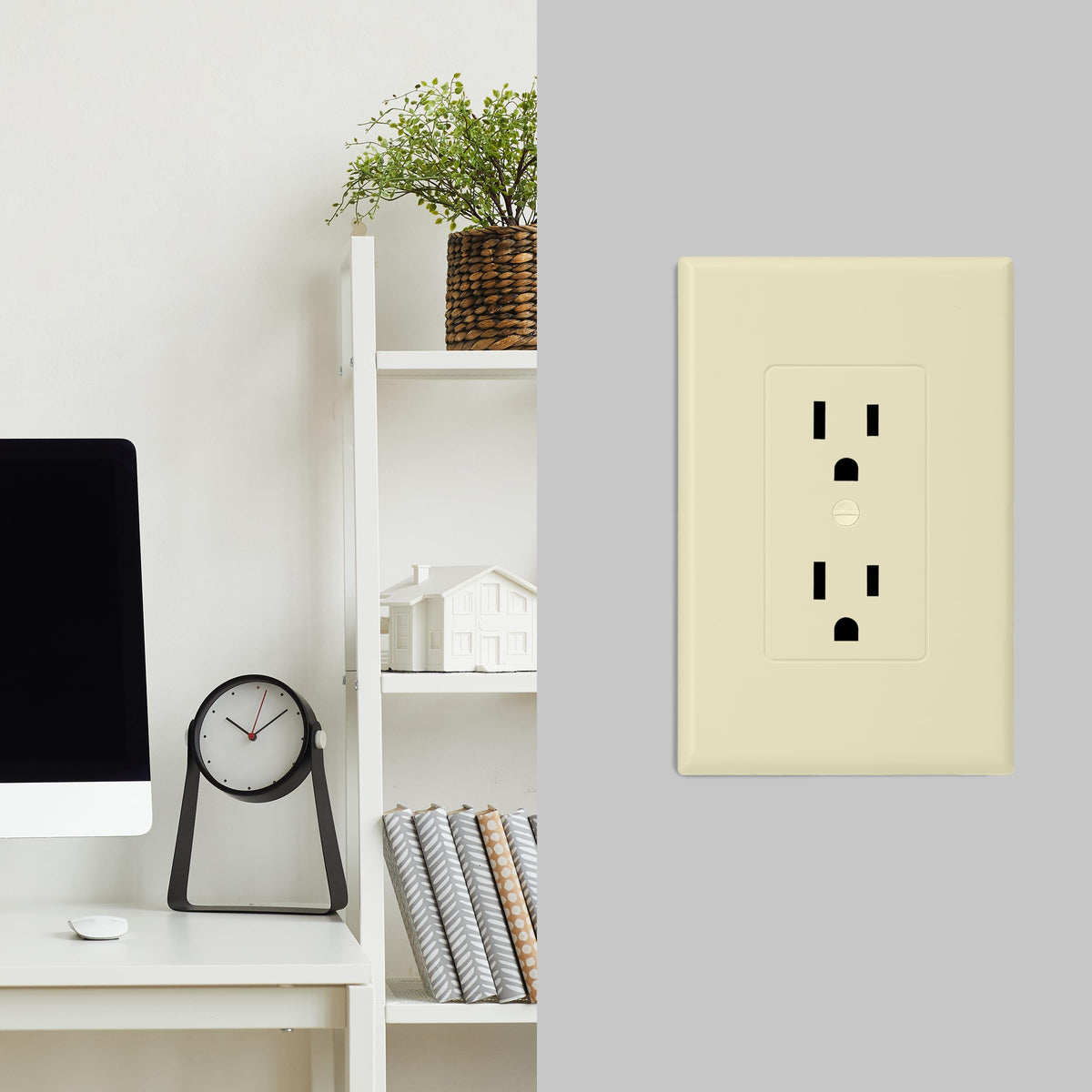 Bates Choice quick-install wall plate for fast setup