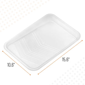 Ribbed liner texture promotes even paint distribution for smooth results.