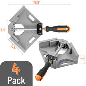 Bates Choice right-angle clamps showcase aluminum frame and durable grip.