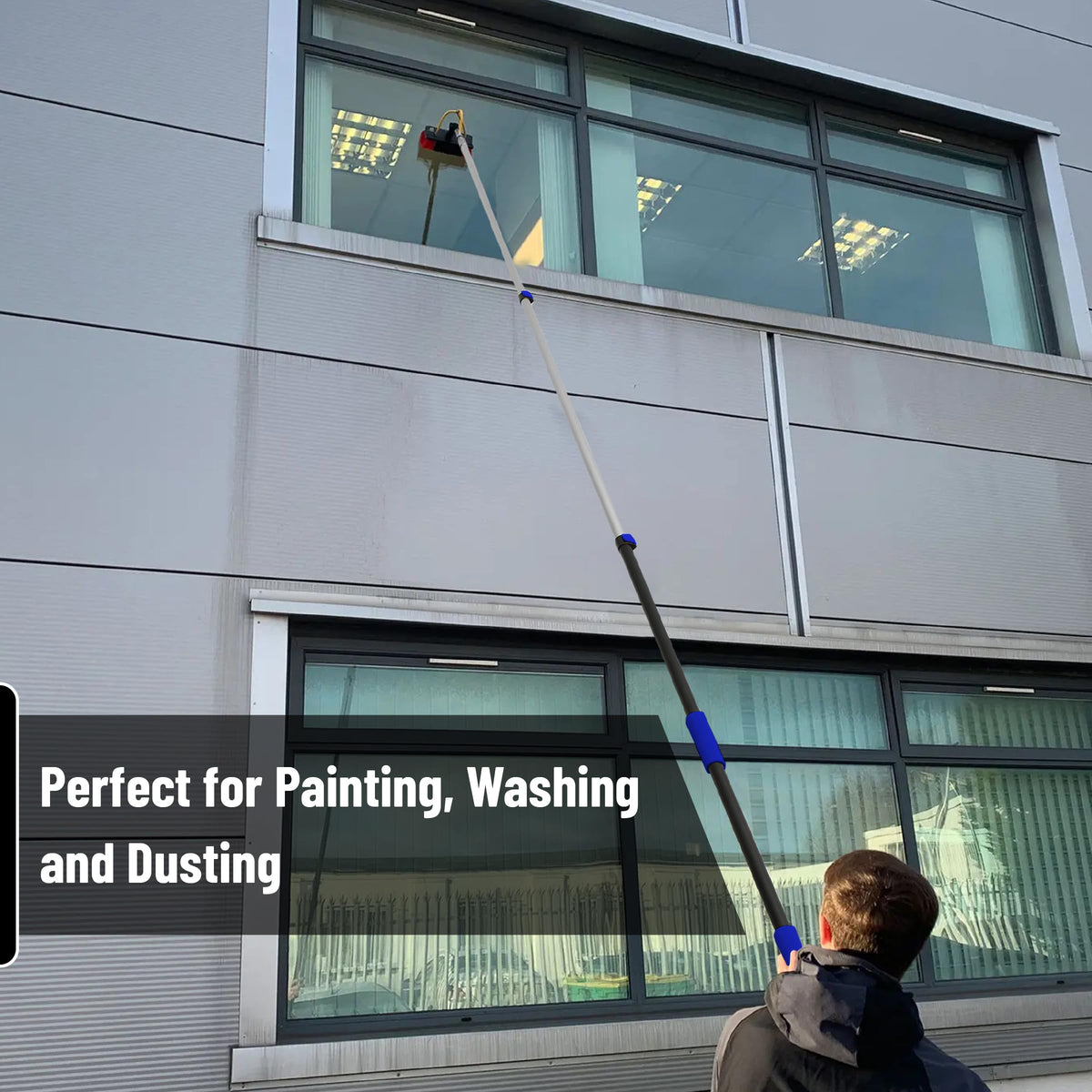 Bates Choice lightweight pole reduces fatigue on long jobs.