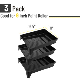 Bates Choice textured ridge tray improves even paint distribution.