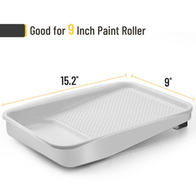 Bates Choice textured tray surface promotes even roller pickup